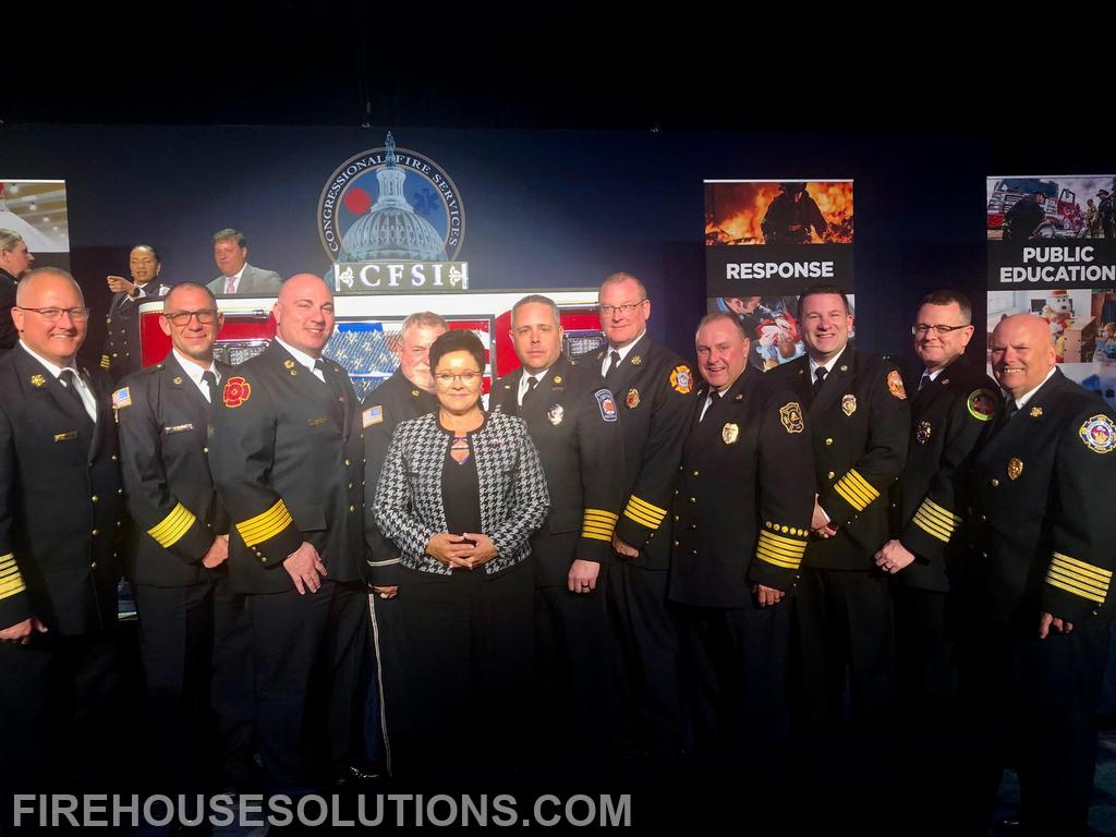 PACFCA members with the U.S. Fire Administrator in Washington, D.C. April 2024.