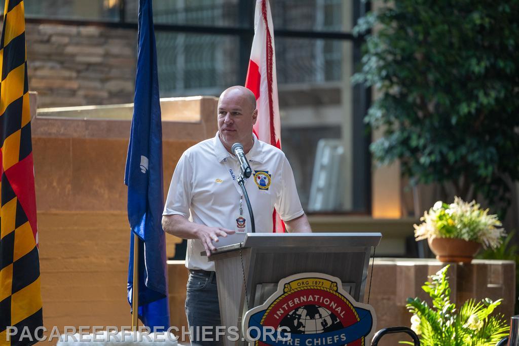 Chief Slyat the 99th Annual EDIAFC Conference. Lancaster 2026.