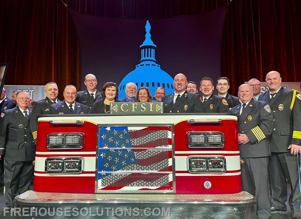 Pennsylvania Fire Service delegation at the National Fire and Emergency Services Dinner. February 2025.